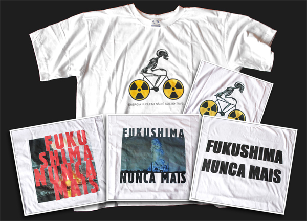 Camisetas Fukushima Nunca Mais